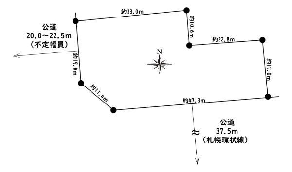 1265.73m2 Land for Sale in Chuo-ku, Sapporo near Yamabana 19-jo - Thumbnail 2