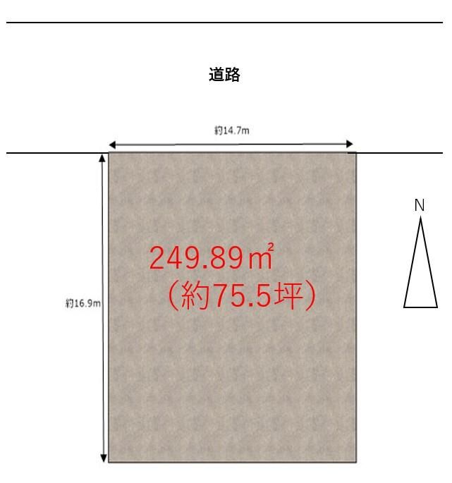 Land for Sale in Gakuen Kibana-dai Minami, Miyazaki City - 249.89m² - Thumbnail 3