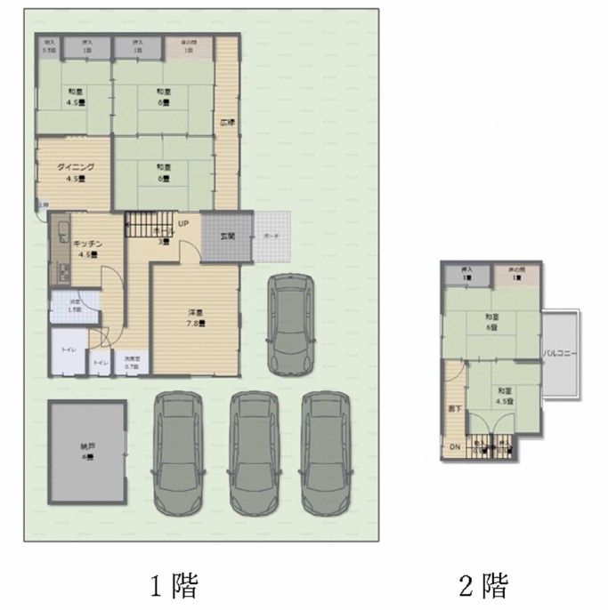 6DK House for Sale in Kashima City, Saga - 4,000,000 Yen - Thumbnail 2