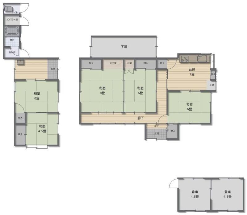 3DK Single-Story House with Vegetable Garden in Shima, Mie - Thumbnail 2