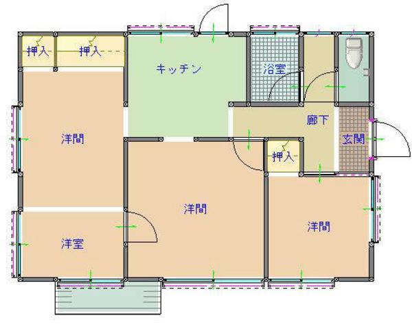 【No.329】A single-storey house in a residential area - Thumbnail 2