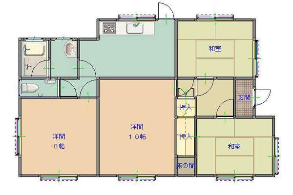 [No.526] station, one house of a convenient flat near the supermarket - Thumbnail 2