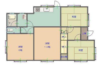 [No.526] station, one house of a convenient flat near the supermarket — Image 1, Tochigi, Tochigi
