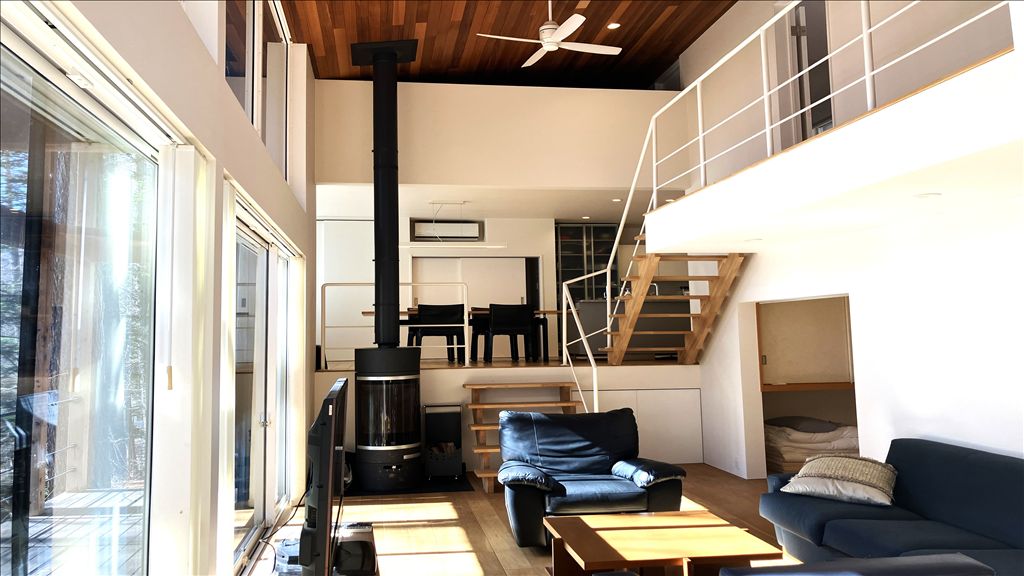 Stylish 2013 Wooden House in Karuizawa's Mikasa Villa Area - Thumbnail 4