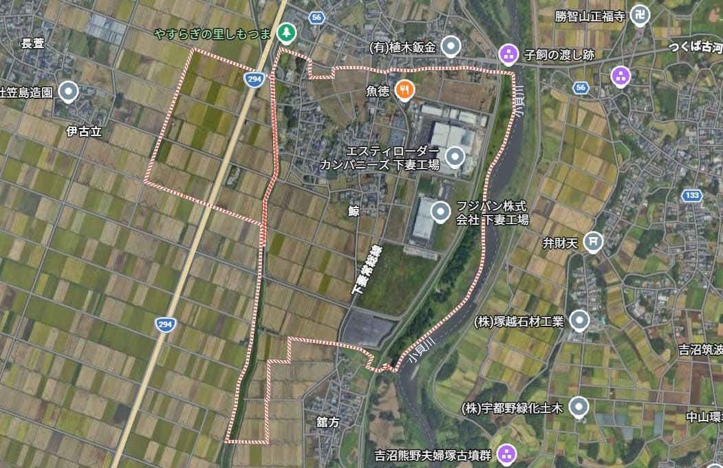 Free Land for Sale in Shimotsuma, Ibaraki - 363 sqm - Main Image